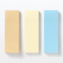 Hot Muji Notas Adhesivas — Lisas, Pack de 2 Azul