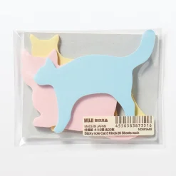 New Muji Notas adhesivas simples ‐ Siluetas de gatos