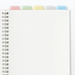 Muji Notas adhesivas transparentes marcapáginas ‐ 25Âmm, paquete de 6