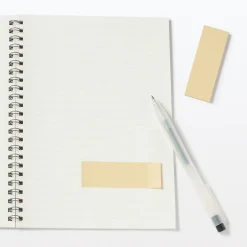 Best Muji Notas completamente adhesivas de papel kraft - Lisas, paquete de 2 Marrón Pálido