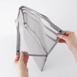 Online Muji Nylon Mesh Bag Organiser A4