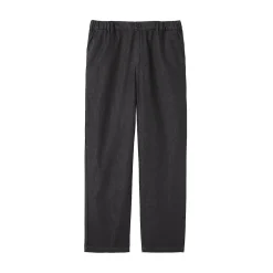 Discount Muji Pantalón de corte cómodo y denim lavado para hombre ‐ Negro