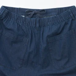 Best Muji Pantalón de corte cómodo y denim lavado para hombre ‐ Indigo
