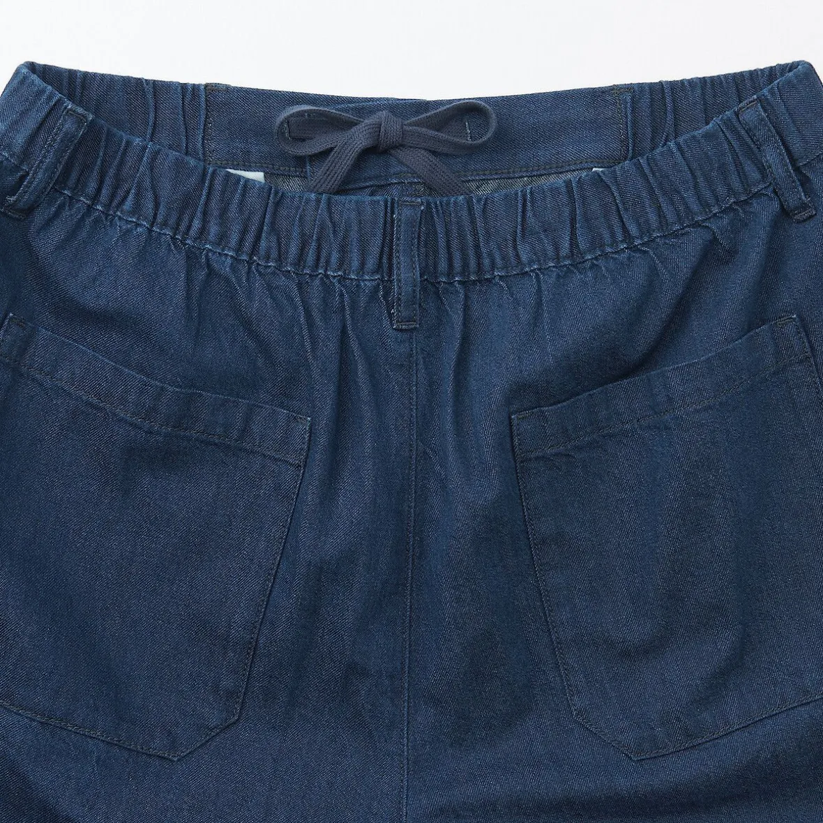 Best Muji Pantalón de corte cómodo y denim lavado para hombre ‐ Indigo