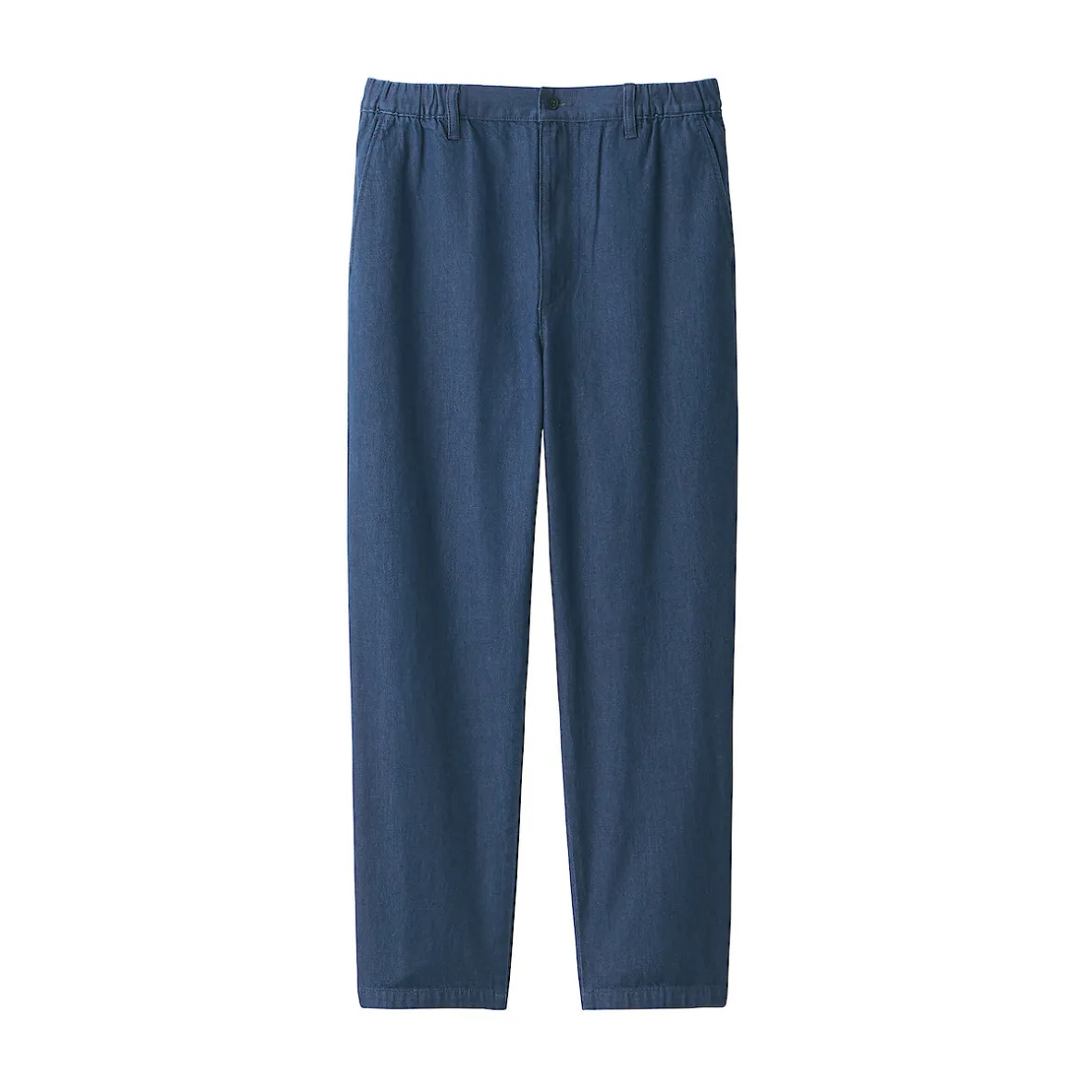 Best Muji Pantalón de corte cómodo y denim lavado para hombre ‐ Indigo