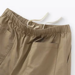 Discount Muji Pantalón de corte cómodo y algodón lavado para hombre