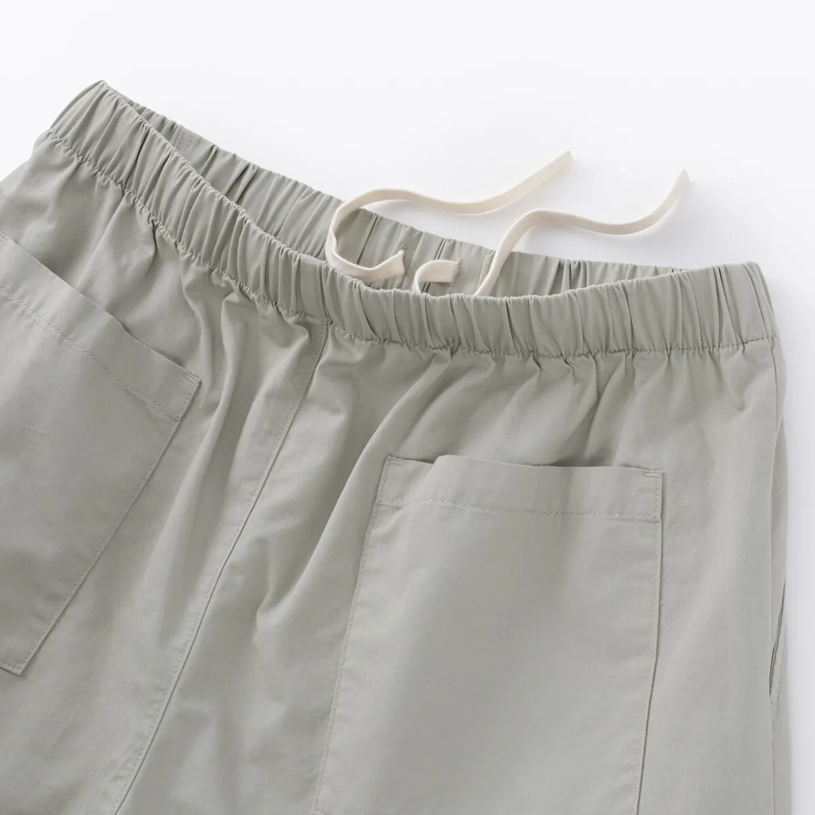 Discount Muji Pantalón de corte cómodo y algodón lavado para hombre