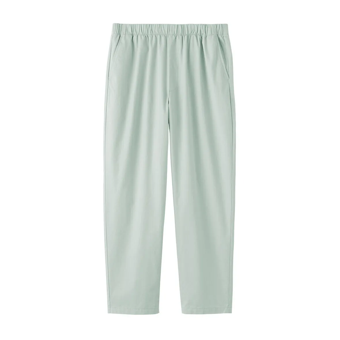 Discount Muji Pantalón de corte cómodo y algodón lavado para hombre