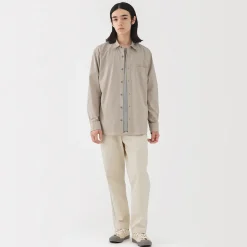 Outlet Muji Pantalón de corte cómodo y denim lavado para hombre Natural Blanco Natural