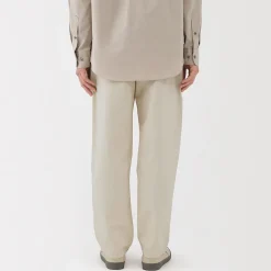 Outlet Muji Pantalón de corte cómodo y denim lavado para hombre Natural Blanco Natural