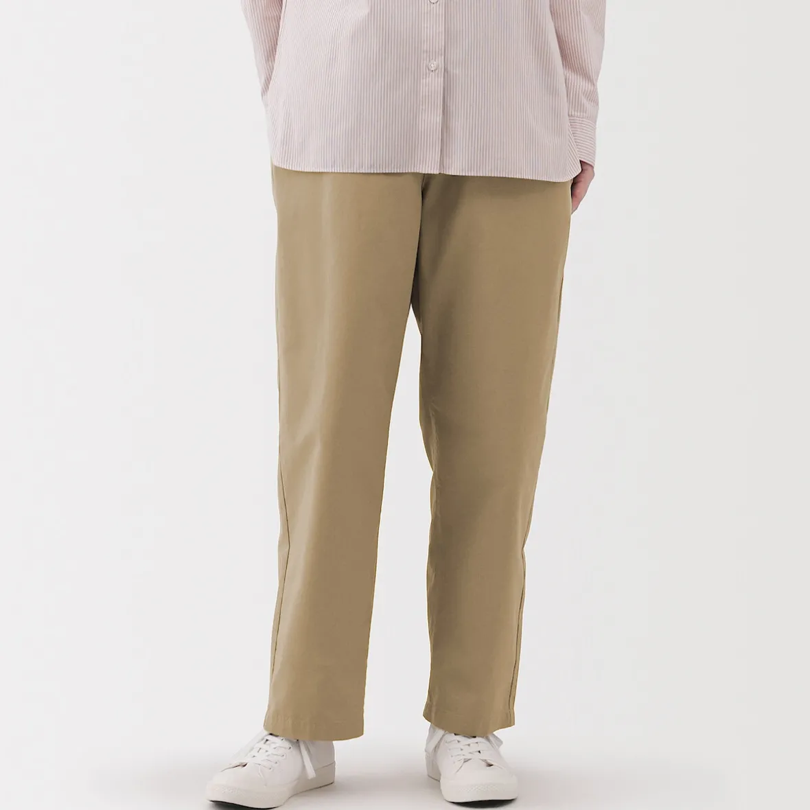Discount Muji Pantalón de corte cómodo y algodón para mujer