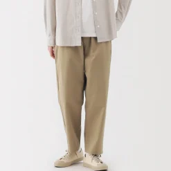 Discount Muji Pantalón de corte cómodo y algodón para mujer