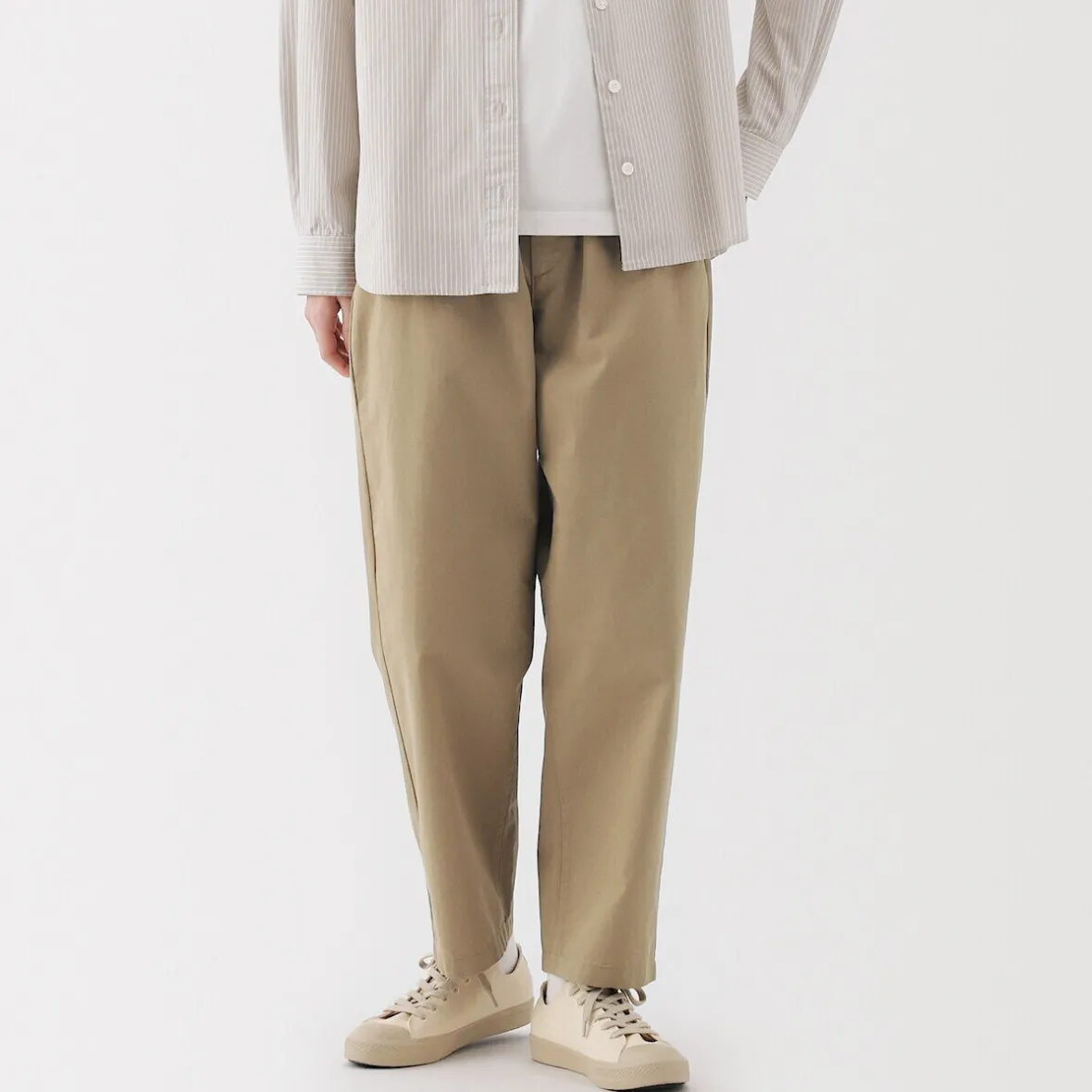Discount Muji Pantalón de corte cómodo y algodón para mujer