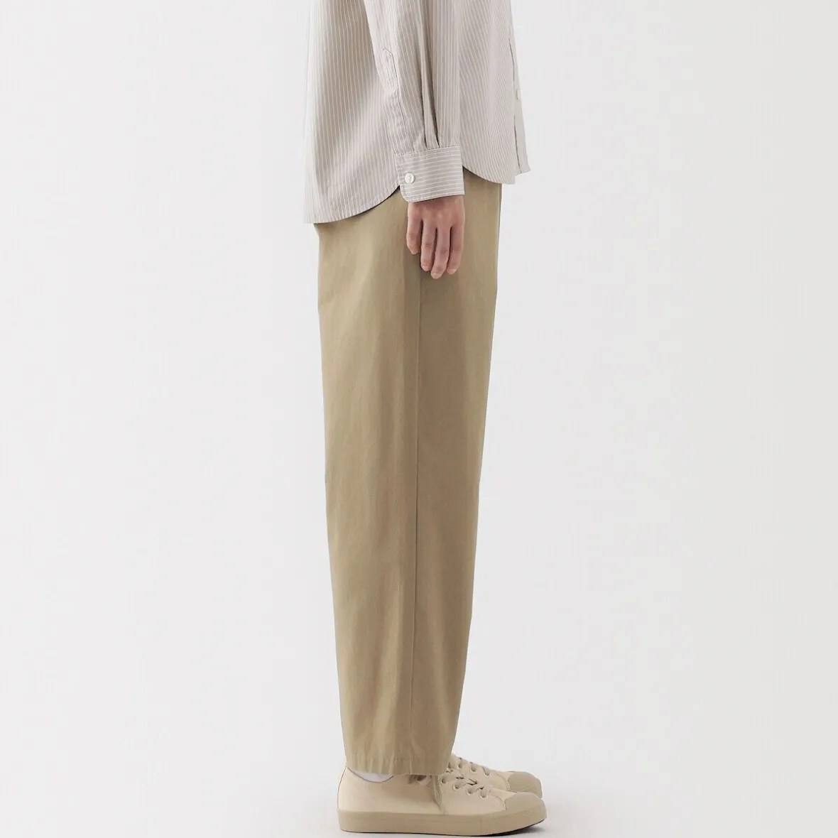 Discount Muji Pantalón de corte cómodo y algodón para mujer