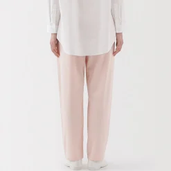 Discount Muji Pantalón de corte cómodo y algodón para mujer