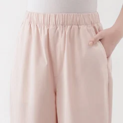 Discount Muji Pantalón de corte cómodo y algodón para mujer