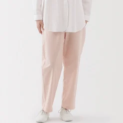 Discount Muji Pantalón de corte cómodo y algodón para mujer