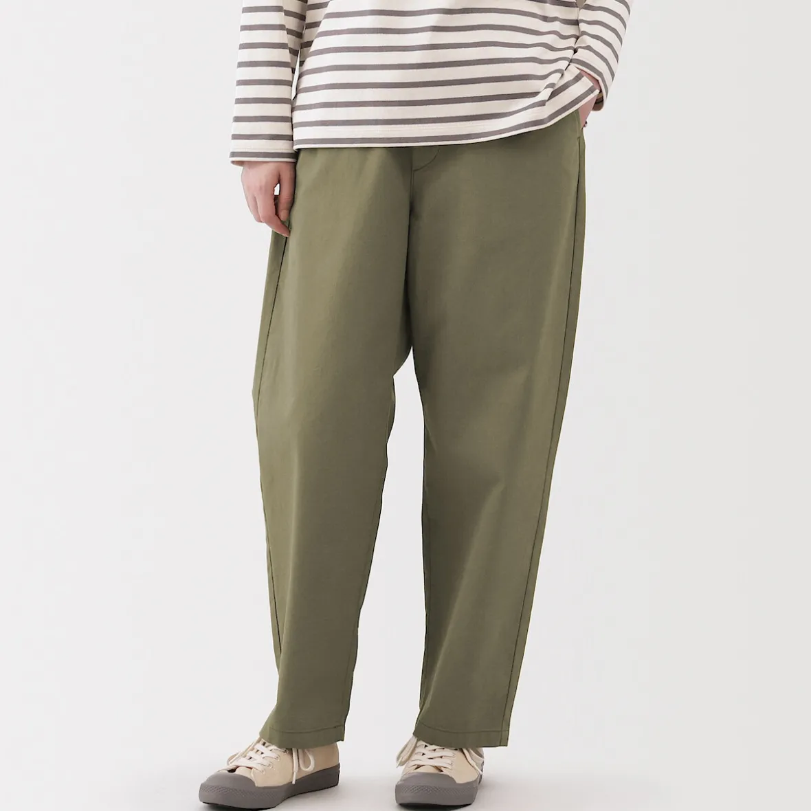 Discount Muji Pantalón de corte cómodo y algodón para mujer