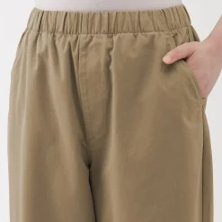 Discount Muji Pantalón de corte cómodo y algodón para mujer