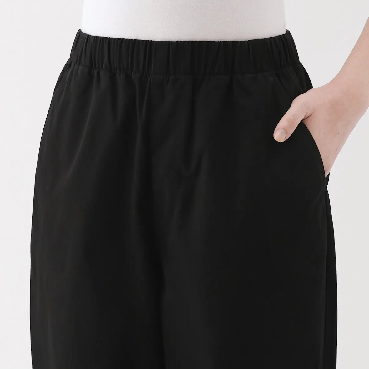 Discount Muji Pantalón de corte cómodo y algodón para mujer