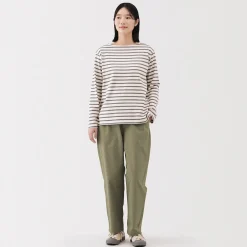 Discount Muji Pantalón de corte cómodo y algodón para mujer