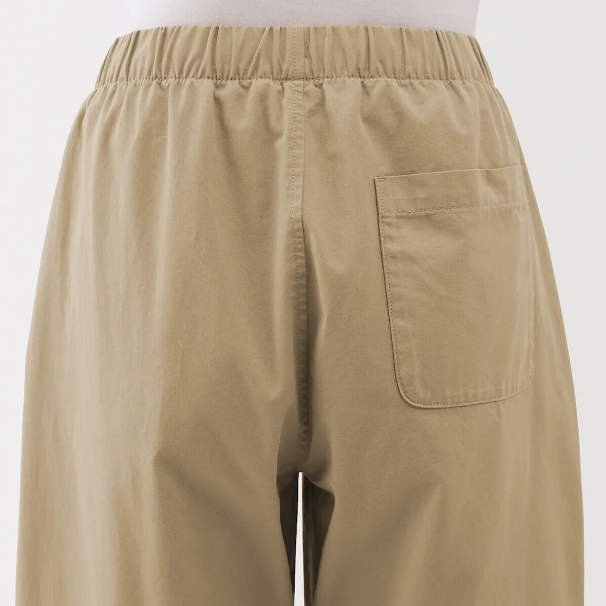 Discount Muji Pantalón de corte cómodo y algodón para mujer
