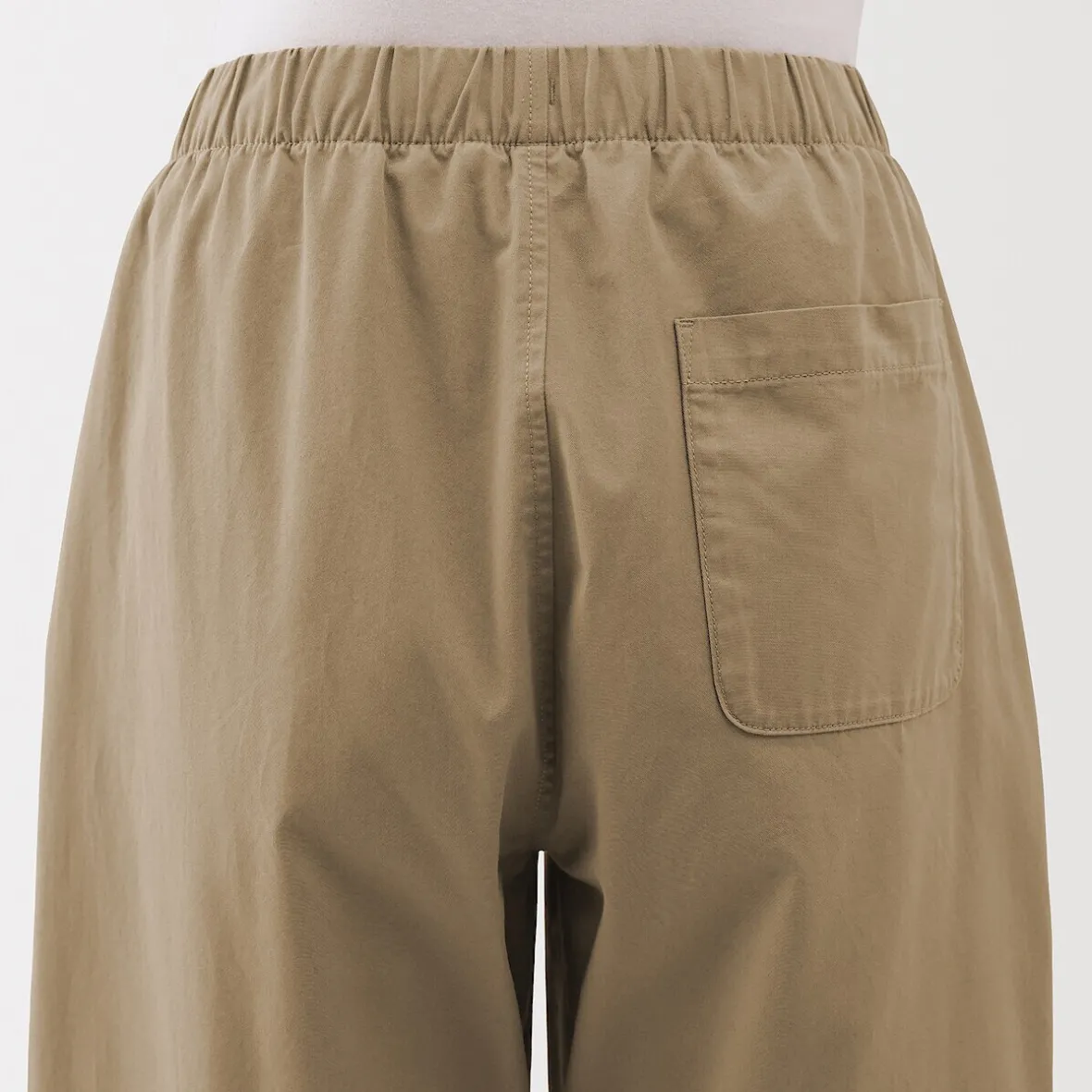 Discount Muji Pantalón de corte cómodo y algodón para mujer