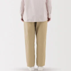 Discount Muji Pantalón de corte cómodo y algodón para mujer