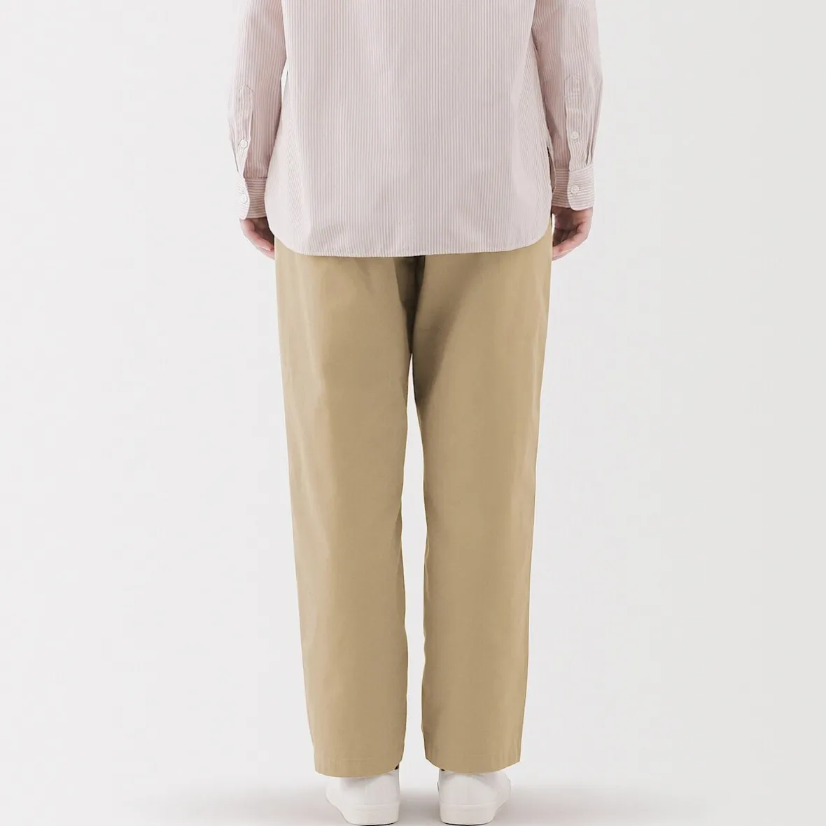 Discount Muji Pantalón de corte cómodo y algodón para mujer