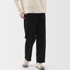 Discount Muji Pantalón de corte cómodo y algodón para mujer