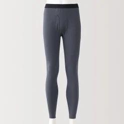 Online Muji Pantalón interior cálido de algodón para hombre