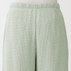Discount Muji Pantalón largo de punto suelto para mujer