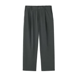 Best Muji Pantalón plisado de pierna ancha Quick Dry para hombre