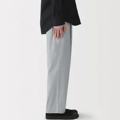 Best Muji Pantalón plisado de pierna ancha Quick Dry para hombre