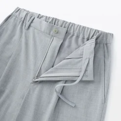 Best Muji Pantalón plisado de pierna ancha Quick Dry para hombre