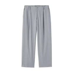 Best Muji Pantalón plisado de pierna ancha Quick Dry para hombre