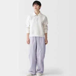Best Muji Pantalón utilitario de ajuste cómodo y repelente al agua para mujer