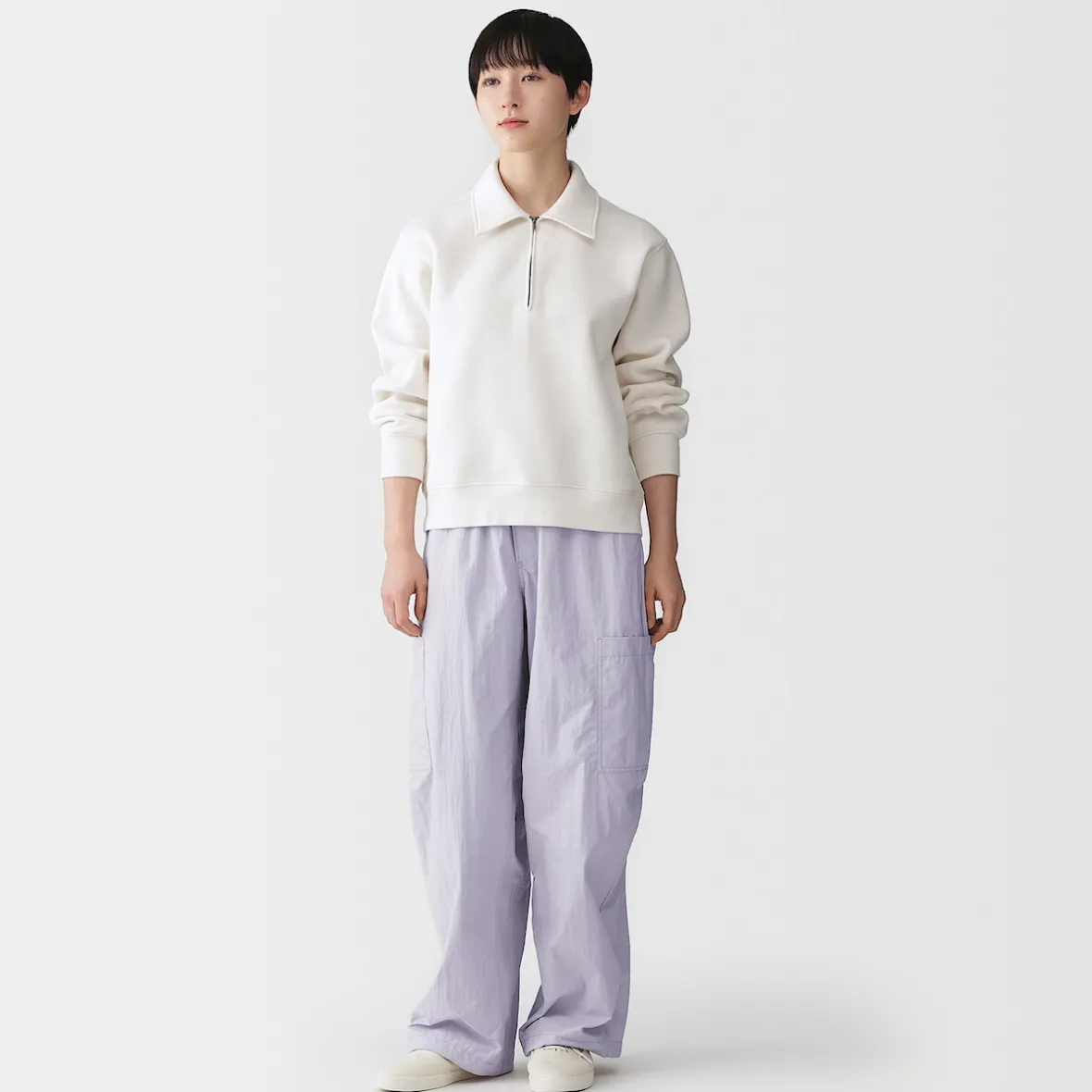 Best Muji Pantalón utilitario de ajuste cómodo y repelente al agua para mujer