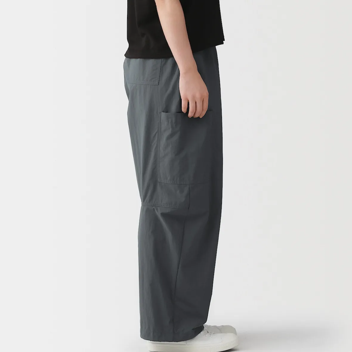 Best Muji Pantalón utilitario de ajuste cómodo y repelente al agua para mujer