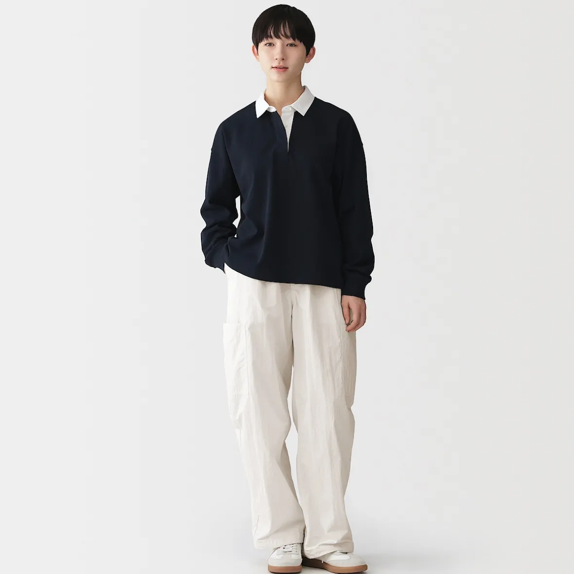 Best Muji Pantalón utilitario de ajuste cómodo y repelente al agua para mujer