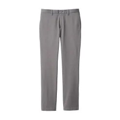 Outlet Muji Pantalon chino elastico para hombre (76cm) Marrón Agrisado