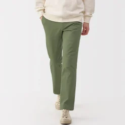 Muji Pantalon chino elastico para hombre (76cm)