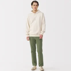 Muji Pantalon chino elastico para hombre (76cm)