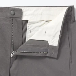 Muji Pantalon chino elastico para hombre (76cm)