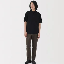 Muji Pantalon chino elastico para hombre (76cm)