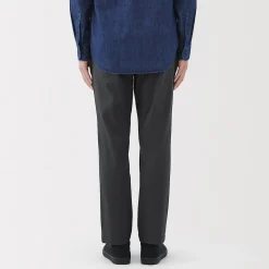 Muji Pantalon chino elastico para hombre (76cm)