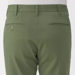 Muji Pantalon chino elastico para hombre (76cm)