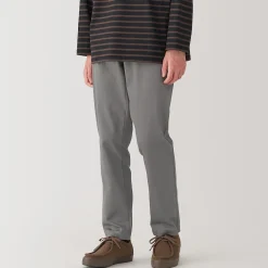 Muji Pantalon chino elastico para hombre (76cm)