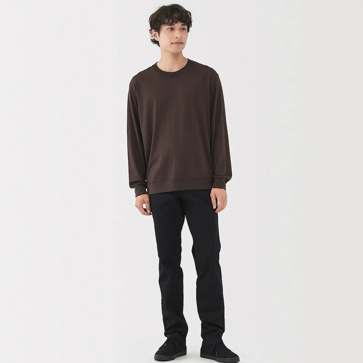 Discount Muji Pantalones chinos ajustados elásticos largos para hombre