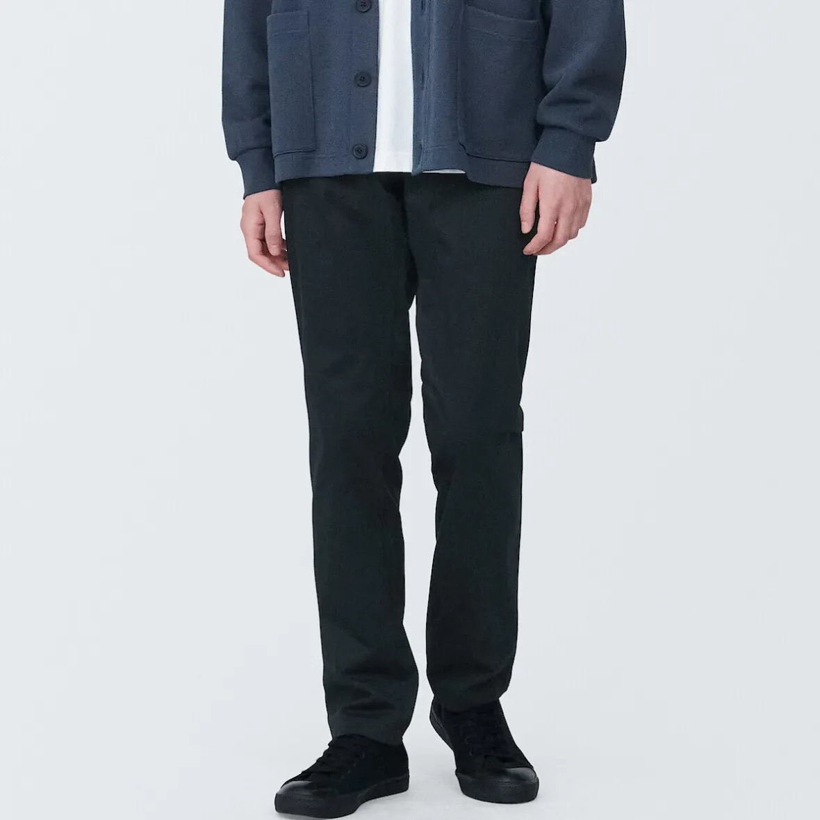 Discount Muji Pantalones chinos ajustados elásticos largos para hombre